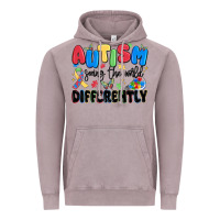 Vintage Zinc autism seeing the world differently Vintage Hoodie - MaliasSmallBusiness