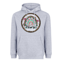 Heather Grey nurse coaster Heavyweight Hoodie - CowGirlArtShop