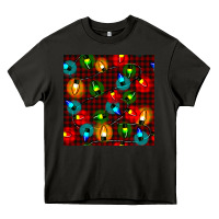 Asphalt christmas lights seamless pattern Heavy Core Tee - BundleAndBundleShop