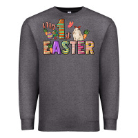 Charcoal Heather My 1st Easter Day Premium Sweatshirt - HowdyJamesFarm