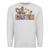 Dove Grey My 1st Easter Day Premium Sweatshirt - HowdyJamesFarm