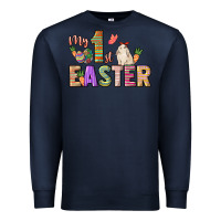 Navy My 1st Easter Day Premium Sweatshirt - HowdyJamesFarm