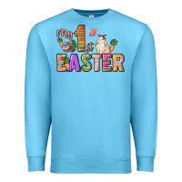 Ocean Blue My 1st Easter Day Premium Sweatshirt - HowdyJamesFarm