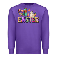 Purple My 1st Easter Day Premium Sweatshirt - HowdyJamesFarm