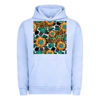 Pigment Grape Ice gemstone sunflower leopard seamless pattern Urban Hoodie - BundleAndBundleShop
