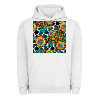 Pigment Lunar Rock gemstone sunflower leopard seamless pattern Urban Hoodie - BundleAndBundleShop