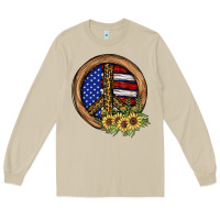 Mushroom Peace Sign Long Sleeve Tee - JahusDesignShop