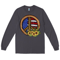 Smoke Peace Sign Long Sleeve Tee - JahusDesignShop