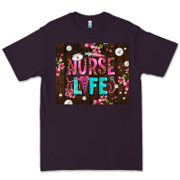 Plum nurse life with pearls Premium Tee - AdoDesignShop