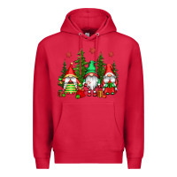 Cardinal christmas gnomies Premium Hoodie - CowGirlArtShop