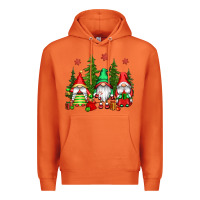 Carrot christmas gnomies Premium Hoodie - CowGirlArtShop