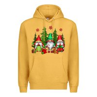 Mustard christmas gnomies Premium Hoodie - CowGirlArtShop