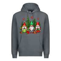 Rock christmas gnomies Premium Hoodie - CowGirlArtShop