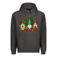 Smoke christmas gnomies Premium Hoodie - CowGirlArtShop