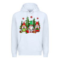 White christmas gnomies Premium Hoodie - CowGirlArtShop