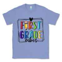 Colony Blue 1st grade vibes Classic Tee - MaliasSmallBusiness