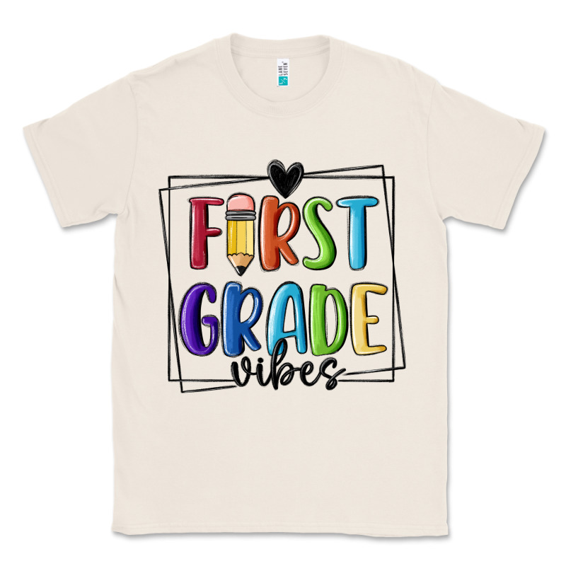 1st Grade Vibes Classic Tee by MaliasSmallBusiness | Teevron