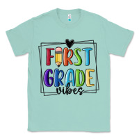 Seafoam 1st grade vibes Classic Tee - MaliasSmallBusiness