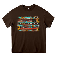 Chocolate Brown sunflower gemstone background Heavy Core Tee - JahusDesignShop