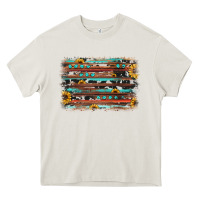 Cream sunflower gemstone background Heavy Core Tee - JahusDesignShop