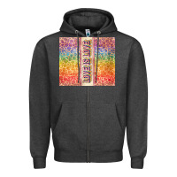Charcoal Heather Love is love Pride LGBTQ+ Zipper Hoodie - NancyCooperArtShop