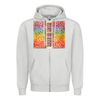 Dove Grey Love is love Pride LGBTQ+ Zipper Hoodie - NancyCooperArtShop