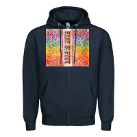 Navy Love is love Pride LGBTQ+ Zipper Hoodie - NancyCooperArtShop