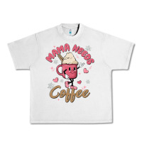 Lunar Rock mama needs coffee Urban Heavy Tee - MaliasSmallBusiness