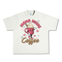 Pistachio mama needs coffee Urban Heavy Tee - MaliasSmallBusiness