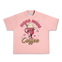 Salmon mama needs coffee Urban Heavy Tee - MaliasSmallBusiness