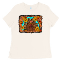Bone Thanksgiving Turkey Ladies Tee - Artiststas