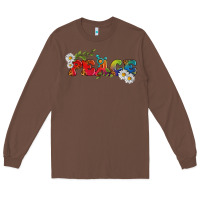 Chestnut Lgbtq Peace With Daisy Long Sleeve Tee - BundleAndBundleShop