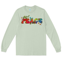 Matcha Lgbtq Peace With Daisy Long Sleeve Tee - BundleAndBundleShop