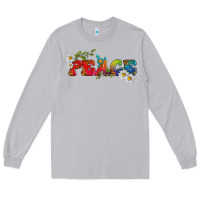 Moon Dust Lgbtq Peace With Daisy Long Sleeve Tee - BundleAndBundleShop