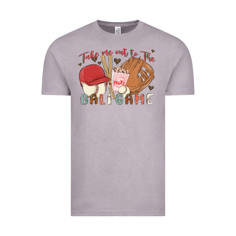 Take Me Out To The Ballgame Vintage Tee by MaliasSmallBusiness | Teevron