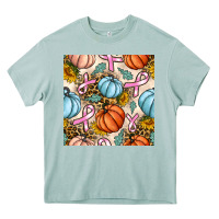 Arona breast cancer awareness with pumpkin and leopard seamless pattern Heavy Core Tee - BundleAndBundleShop
