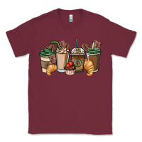 Burgundy coffee coffee cups Classic Tee - NancyCooperArtShop