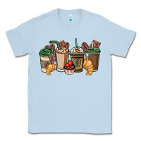 Dusty Blue coffee coffee cups Classic Tee - NancyCooperArtShop