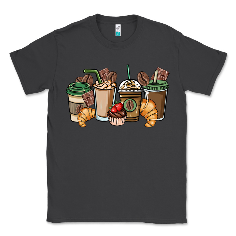 Coffee Coffee Cups Classic Tee by NancyCooperArtShop | Teevron