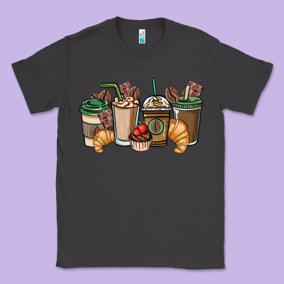 Coffee Coffee Cups Classic Tee Designed By Nancycooperartshop