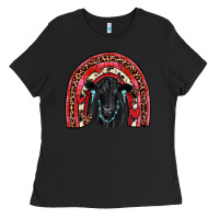 Black valentines black angus  rainbow Ladies Tee - JahusDesignShop