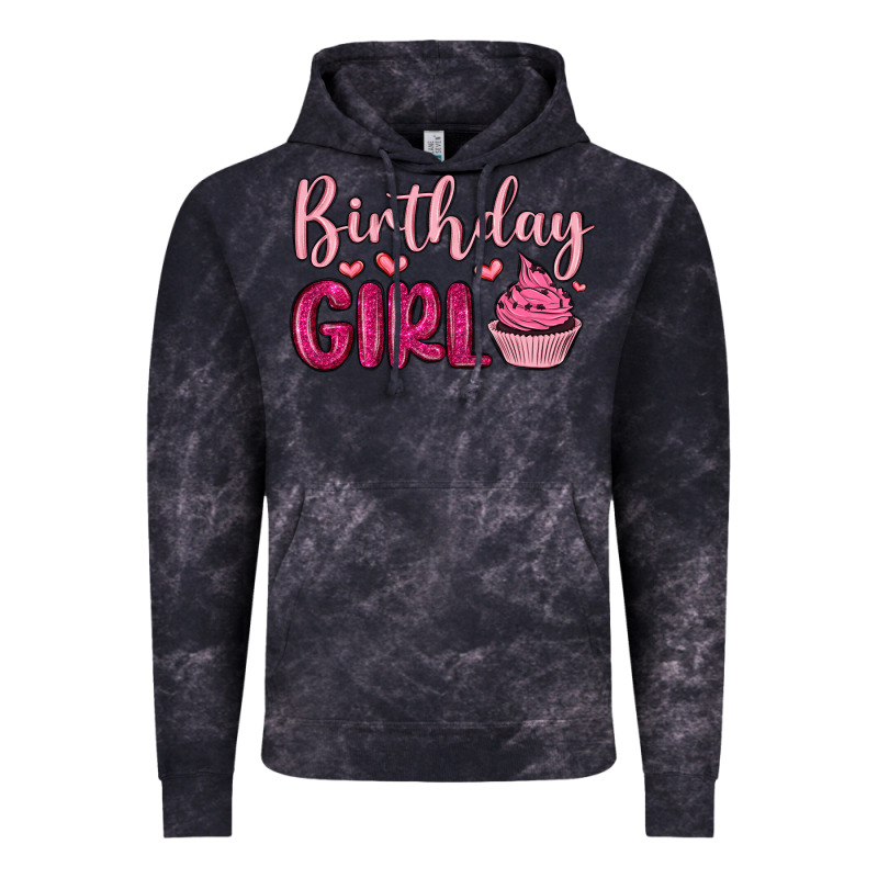 Birthday Girl Cupcake Vintage Hoodie by MaliasSmallBusiness | Teevron