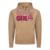 Vintage Coffee birthday girl cupcake Vintage Hoodie - MaliasSmallBusiness