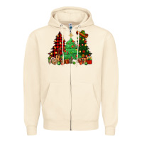 Sandshell Mexican Christmas trees Zipper Hoodie - NancyCooperArtShop