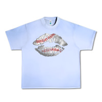 Grape Ice baseball lips Urban Heavy Tee - AdoDesignShop