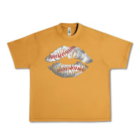Peanut Butter baseball lips Urban Heavy Tee - AdoDesignShop