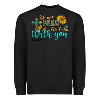 Black do not fear for i am with you Heavyweight Sweatshirt - BundleAndBundleShop