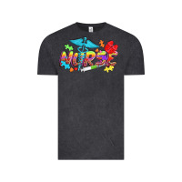 Vintage Black Autism Nurse Vintage Tee - NancyCooperArtShop