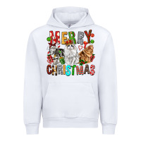 White Merry christmas cats Urban Hoodie - FaDigitalArtStudio