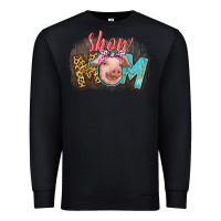 Black Show mom pig Premium Sweatshirt - CowGirlArtShop